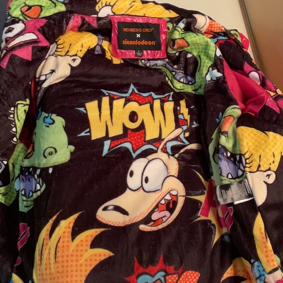 Members Only Nickelodeon Shiny Fuchsia Puffer Jacket NWT    FREE SHIPPING! - Picture 15 of 15